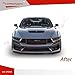 Castblock Front Bumper Kit Upgrade to Dark Horse Style for 2024+ Ford Mustang Front Bumper Replacement Kit Conversion Sedan Wagon (Unpainted)