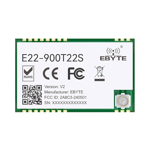 EBYTE UART 868MHz 915MHz TCXO Lora Net Trabajo RSSI Transceptor