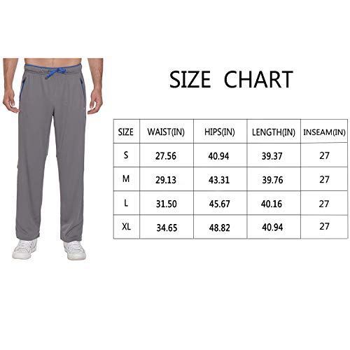 image for MAPILEKT New Men's Zipper Pocket Light Fitness Exercise Jogging Night 