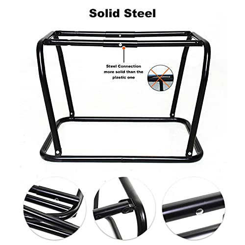 Collapsible Dog Crates For Medium Dogs, Portable Travel Dog Kennel For Indoor & Outdoor Use, Foldable Pet Carrier With Soft Mat And Strong Steel Frame, Grey M #TOP5