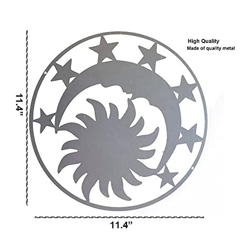 Autohigh Metal Wall Art For Indoor Outdoor Decor Sun Patio Decorations Porch Hanging Sign Wall Plaque Sculpture #TOP5