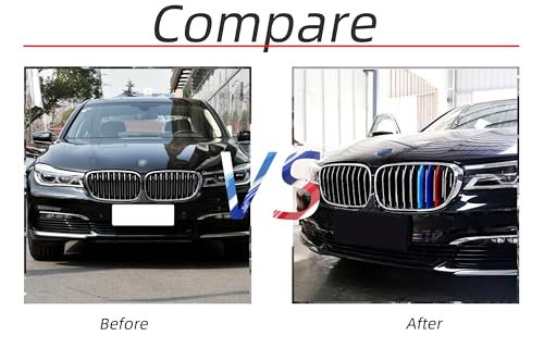 Image of Grille color stripes accessories 2016-2019 G11 G12 7 Series 740i 750i 750Li 9-Beams