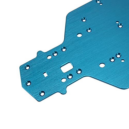 Vgoohobby Aluminum Alloy Chassis Plate 03001 Upgrade Parts Compatible with Redcat Racing Lightning EP Drift Lightning STK HSP 94123 94103 1/10 RC Car (Blue) by Vgoohobby - Image 4