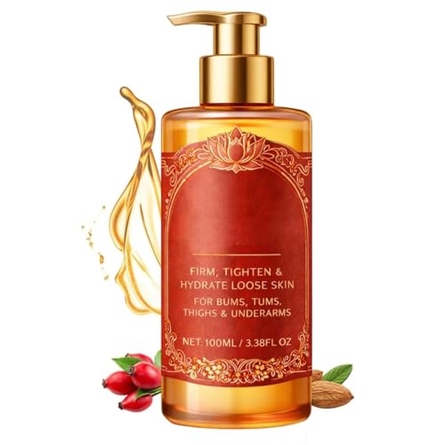 Skincu Glow Remedy Oil Skin Tightening 2026 Body Firming Oil for Crepe Skin Collagen Oil for Skin Tightening Massage Oils for Dry Sagging Skin Lift Sagging Skin and Boost Skin Glow 100ml (1PC)
