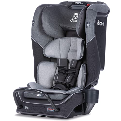 Diono Radian 3QX 4-in-1 Rear & Forward Facing Convertible Car Seat, Safe+ Engineering 3 Stage Infant Protection, 10 Years 1 Car Seat, Ultimate Protection, Slim Fit 3 Across, Gray Slate Diono Radian 3QX 4-in-1 Rear & Forward Facing Convertible Car Seat, Safe+ Engineering 3 Stage Infant Protection, 10 Years 1 Car Seat, Ultimate Protection, Slim Fit 3 Across, Gray Slate