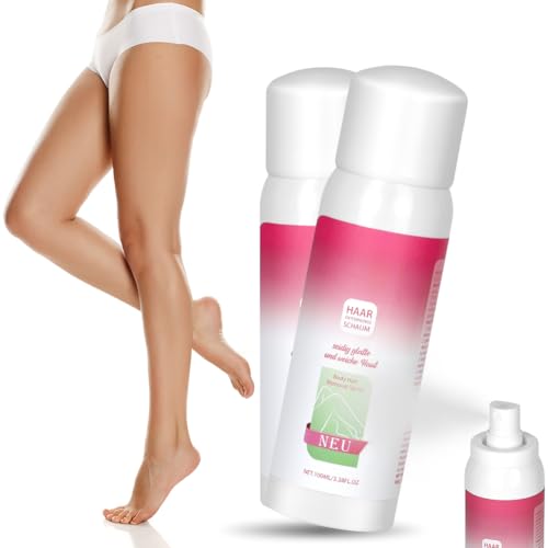 LOPHE 2Pcs Spray Dépilatoire Sans Douleur - Zones Intimes, Bikini,