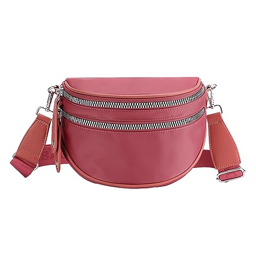 Sac à bandoulière mode shopping pour femmes à la recherche d'un sac de taille en nylon.