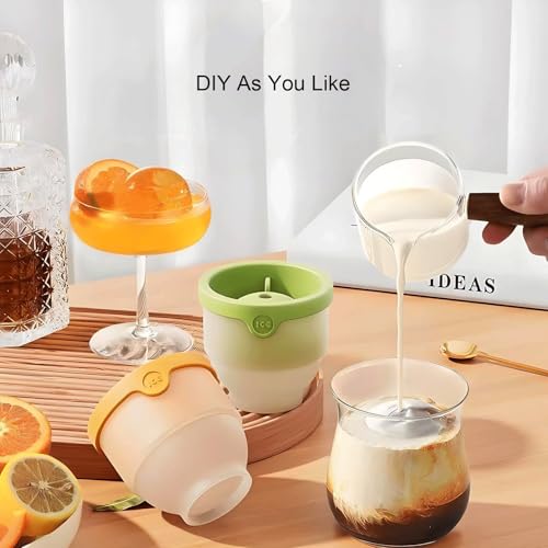 Vaso plegable para cubitos de hielo con molde portátil miniatura 4