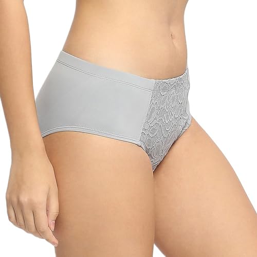 Image of SOIE Women's High Waist Full Coverage Lace Brief