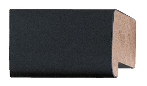 CountryArtHouse Picture Frame Moulding (Wood) 100ft bundle - Contemporary Black Finish - 1.25