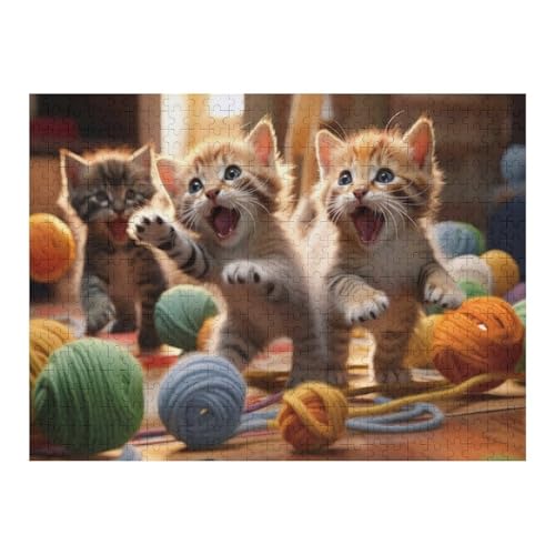 Playful Kittens 300-Piece Puzzle for Adults