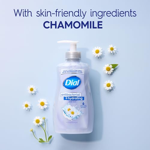 Image of Dial Antibacterial Plus Hydrating Chamomile Liquid Hand Soap, 11oz (Pack of 4)