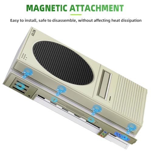 WOLIBEAR Capas magnéticas inteligentes para console Xbox Series S, capa protetora com design clássic