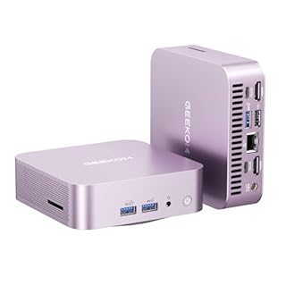 GEEKOM Mini PC A6 Aurora Edition – Seul mini PC au monde récompensé par l’European Hardware Award avec AMD Ryzen 7 6800 (4,7 GHz), Radeon 680M, SSD 1 To 16 Go DDR5 (Évolutif, non-LPDDR) Windows 11 Pro