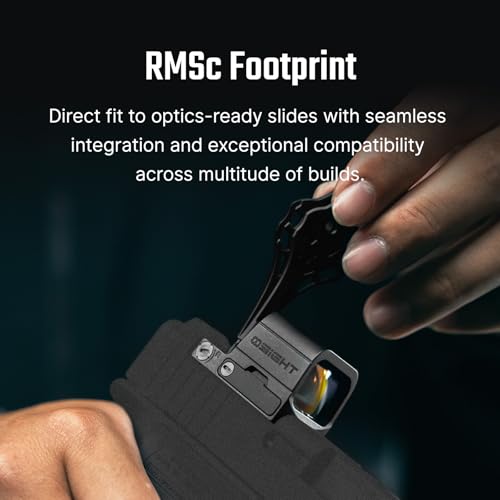 Image of OSIGHT SE Enclosed Micro Reflex Sight - 2 MOA Dot & 32 MOA Circle Dual Reticle, RMSc /K Footprint Compatible, Compact Enclosed Red Dot Sight for Concealed Carry
