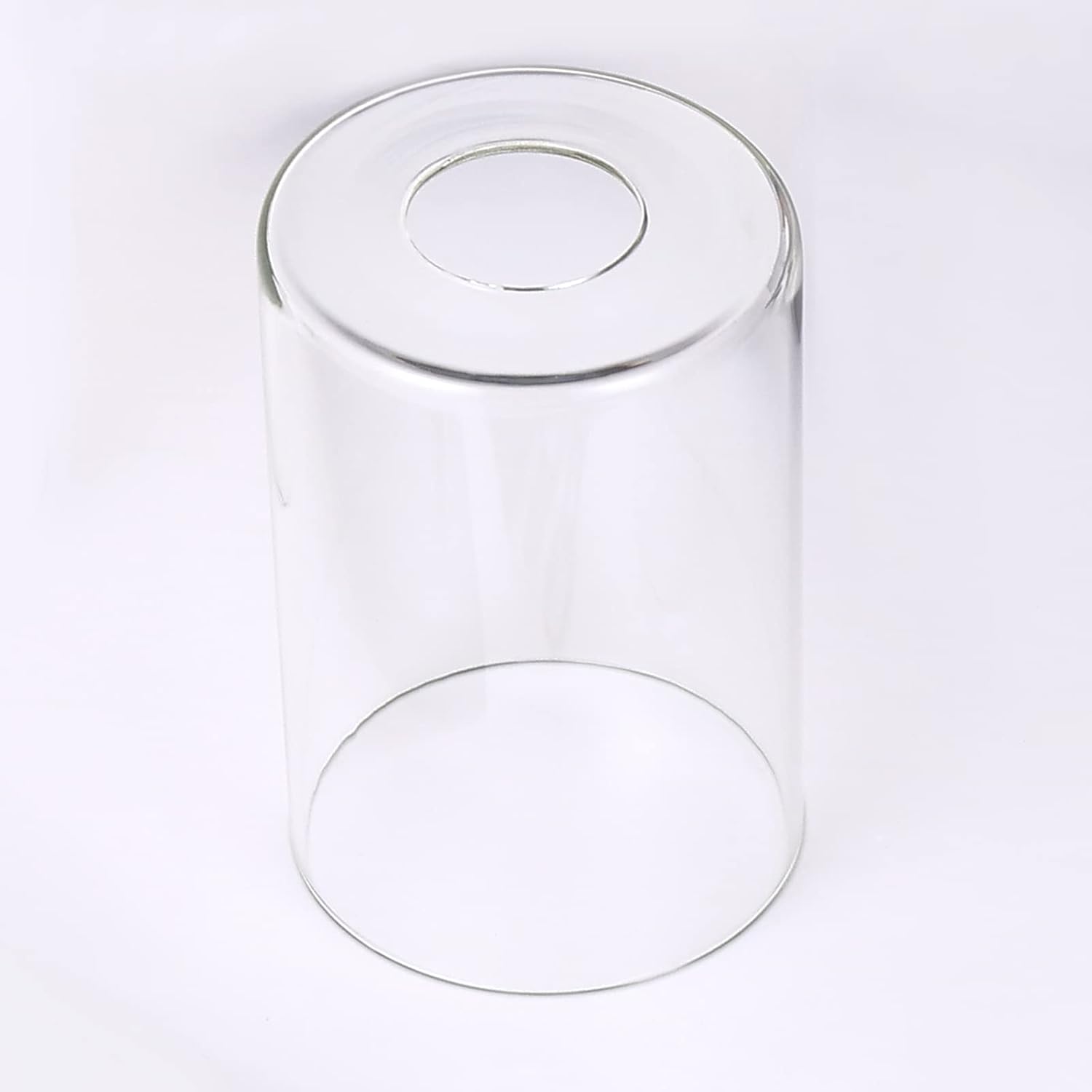 Clear Glass Shade for Light Fixture,Cylinder Glass Lamp shade Replacement for Pendant Light Chandelier Kitchen Island