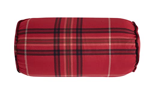Image of Southshore Fine Living, Inc. Twin Daybed Cover Set, 6-Piece Daybed Comforter Set for Trundle Bed with Quilt, 3 Pillow Shams, Bed Skirt, Throw Pillow, Red Plaid Christmas Bedding