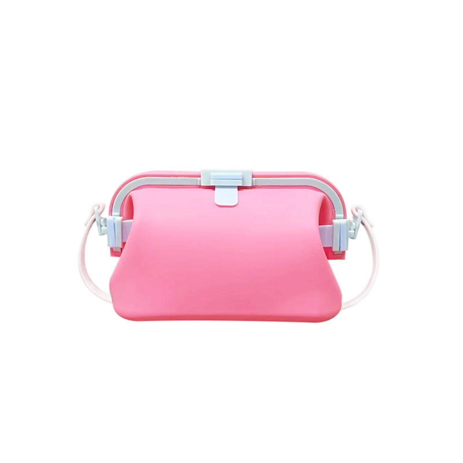 carotoe Portable Foldable Silicone Swim Shoulder Bag Waterproof Silicone Swimming Organiser for Swim Goggles Caps Wet Swimsuits Collapsing Bathing Suit Storage Bag