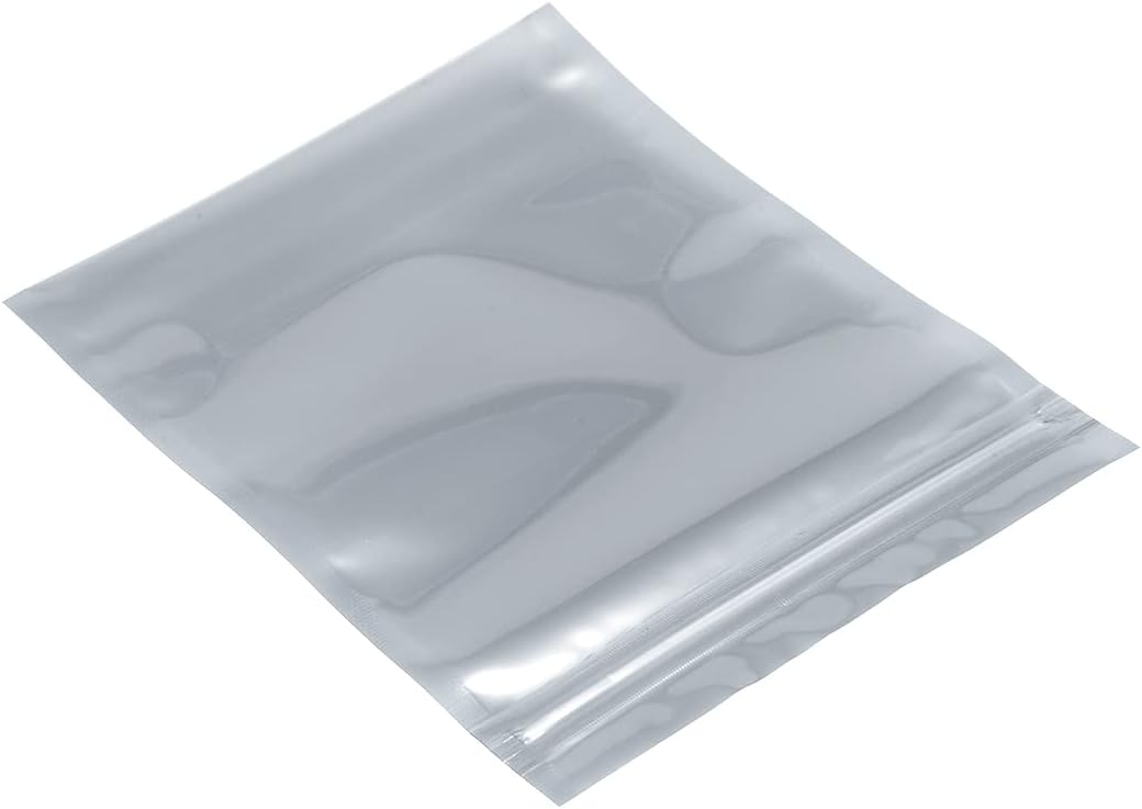 Anti Static Resealable Shielding Bag, 120x150mm/5x6 inch, Protective Antistatic Bag, for Store HDD SSD Laptop Hard Drives Memory Card, Electronic Devices, 25pcs