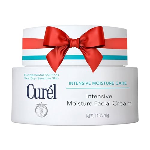 Curel Japanese Skin Care Intensive Face Moisturizer Cream, Hydrating Face Lotion for Dry to Very Dry Sensitive Skin, Anti-Aging, Fragrance-Free, Anti-Wrinkle Japanese Skin Care, 1.4 Oz