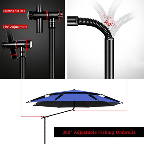 Parasol résistant à la rouille et ajustable pour terrasse CLSDRZC