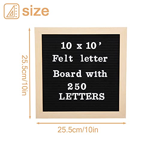 LQKYWNA Lavagna per Lettere in Feltro Bianco
