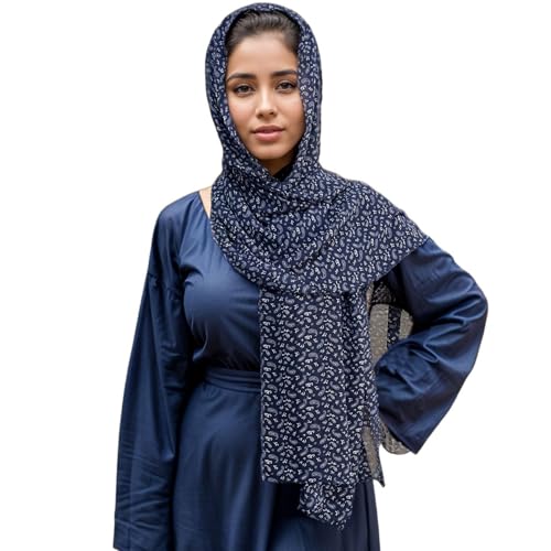 Fashion Paisley Printed Scarf Lightweight Premium Chiffon Hijab For Women