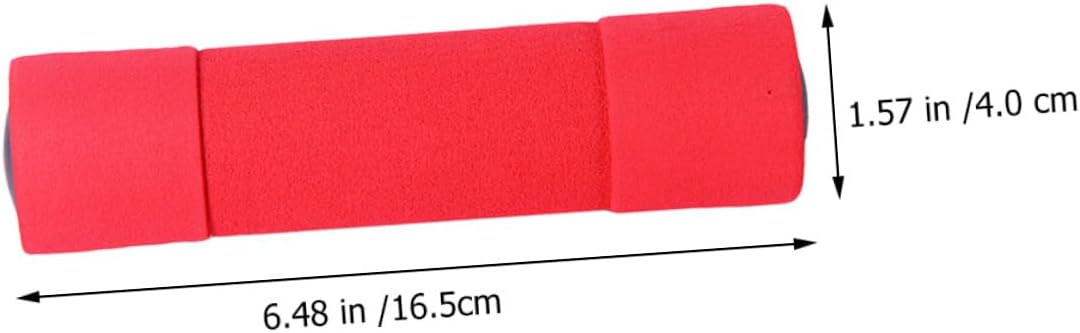 Cabilock 2pcs Foam Covered Small Dumbbells for Women Hand Weights Fitness Exercise Equipment for Indoor Outdoor Workouts and Arm Toning