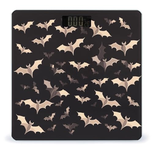 Báscula Digital Halloween Flying Bats de Vidrio Templado miniatura 1