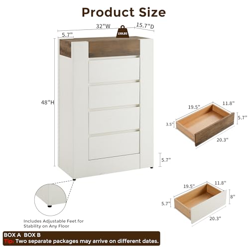 Luxury Bedroom Dresser with Mirror