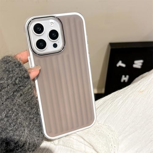 Coque à rayures ondulées iPhone 14 pour éviter les chutes au travail