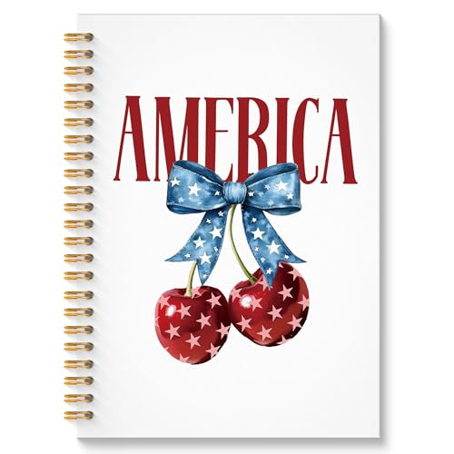 Cadeaux de citoyenneté américaine original carnet de notes bleu blanc rouge