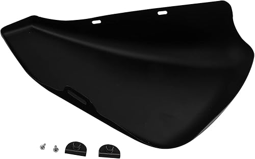 Miniatura 4 de TCT-MOTORPARTS Cubierta lateral izquierda de la batería negra mate para Harley Sportster XL883 1200 14-UP Iron Roadster Super Low Custom