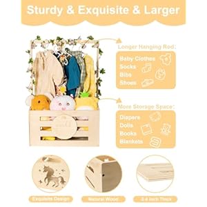 Woodenbabyshowercrateclosetbabygiftbasketwithhandlegarlandbabyannouncementsignstringlightshangerslargebabystoragecratehampernewbornwelcomegiftforpregnancy Urban Country Home Decor Wooden baby shower crate closet baby gift basket with handle garland baby announcement sign string lights hangers large baby storage crate hamper newborn welcome gift for pregnancy urban country home decor