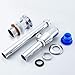 Gimify Bathroom Sink Bottle Trap & Pop Up Drain Waste Trap Drain Kit without Overflow for Wall Hung Sink Chrome 1-1/4''