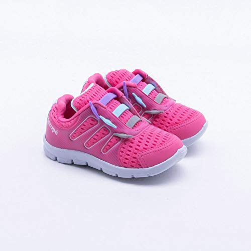 Tênis Ortopé Baby Estica e Puxa Rosa 22