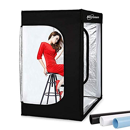 Amazon | Konseen 120x100x200cm 超大型 撮影ボックス 撮影キット 無 