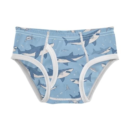 Wusikd Sharks Swimming Boys' Underwear Cotton Boys Briefs Soft Toddler Underwear 2T