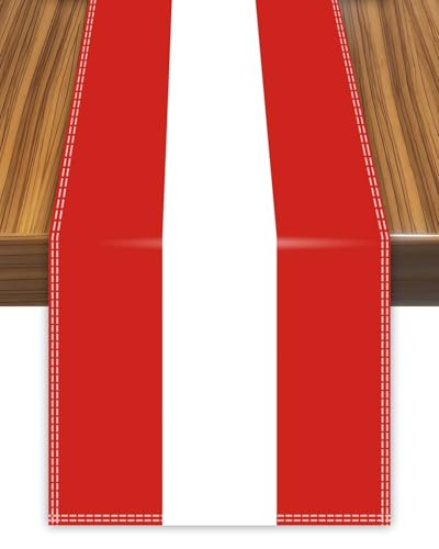 Österreichischer Tischläufer, Österreichische Flagge, Tischdecke für Esszimmer, Heimdekoration