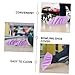 Abaodam Bowling Shoe Covers 3 Pairs Thickened Non-Slip Fabric Washable Protectors for Adults Indoor Use Sturdy and Reusable Bowling Accessories