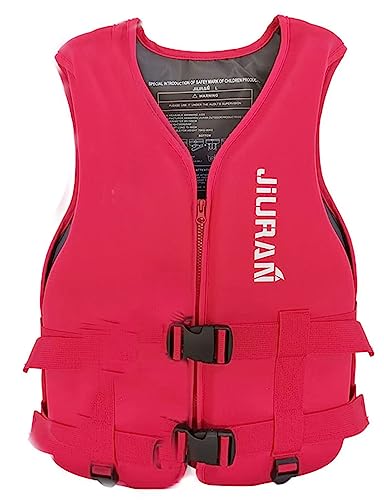 huraty Adjustable Floating Swim Vest, Unisex Boating Vest Front Zipper, Teenager Swim Jacket for...