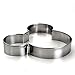 ZICOME 5-Piece Mouse Shape Cookie Cutter Set, Stainless Steel