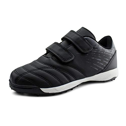 JABASIC Kinder Komfortabel Rasen Fußballschuhe Sportlich Turnschuhe (27EU,Schwarz) JABASIC Kinder Komfortabel Rasen Fußballschuhe Sportlich Turnschuhe (27EU,Schwarz)