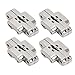 Hidden Hinge, 4Pcs 180 Degree Swing Sturdy 43mm Concealed Hinge for Wooden Doors