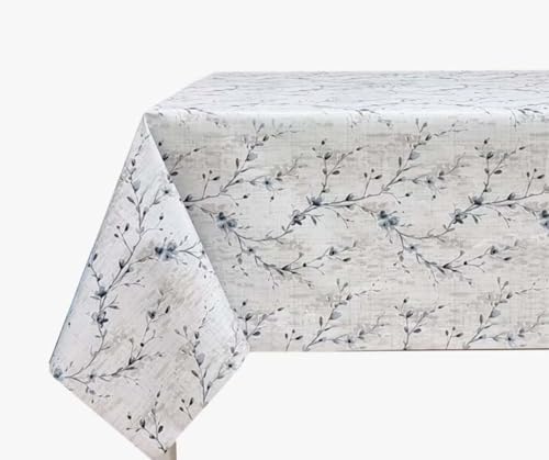 BESCH Mantel PVC Rectangular Impermeable Lavable y Fácil de Limpiar Fabricado en España - Mantel Hule Antimanchas para Mesas Tamaño 100x140cm