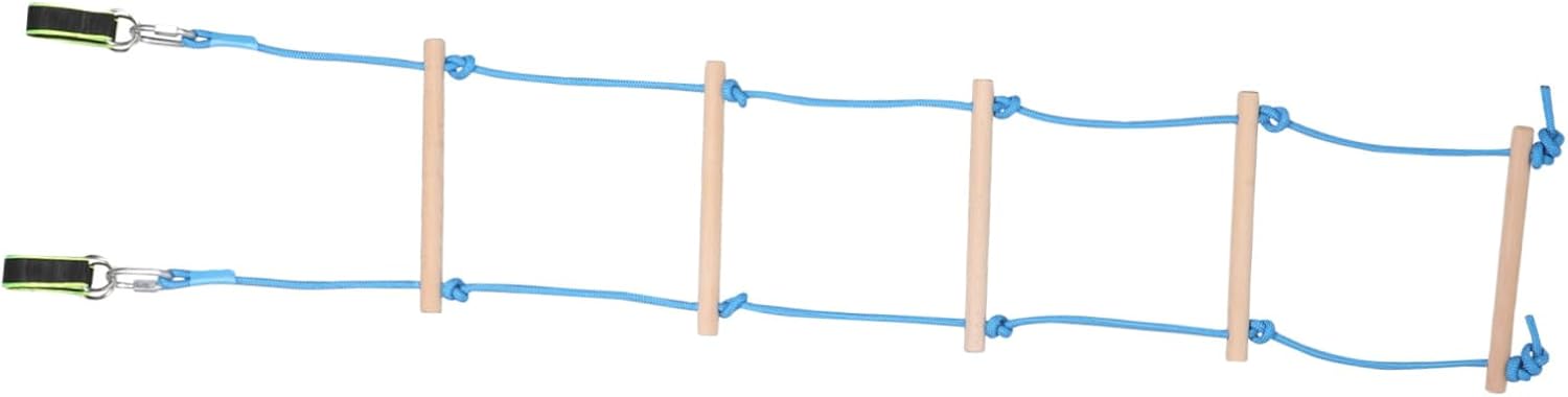 1set Boy Girl Climbing Rope Ladder Wooden Climbing Frame for Boy Girl Versatile Exercise Accessory for Playground and Home Use