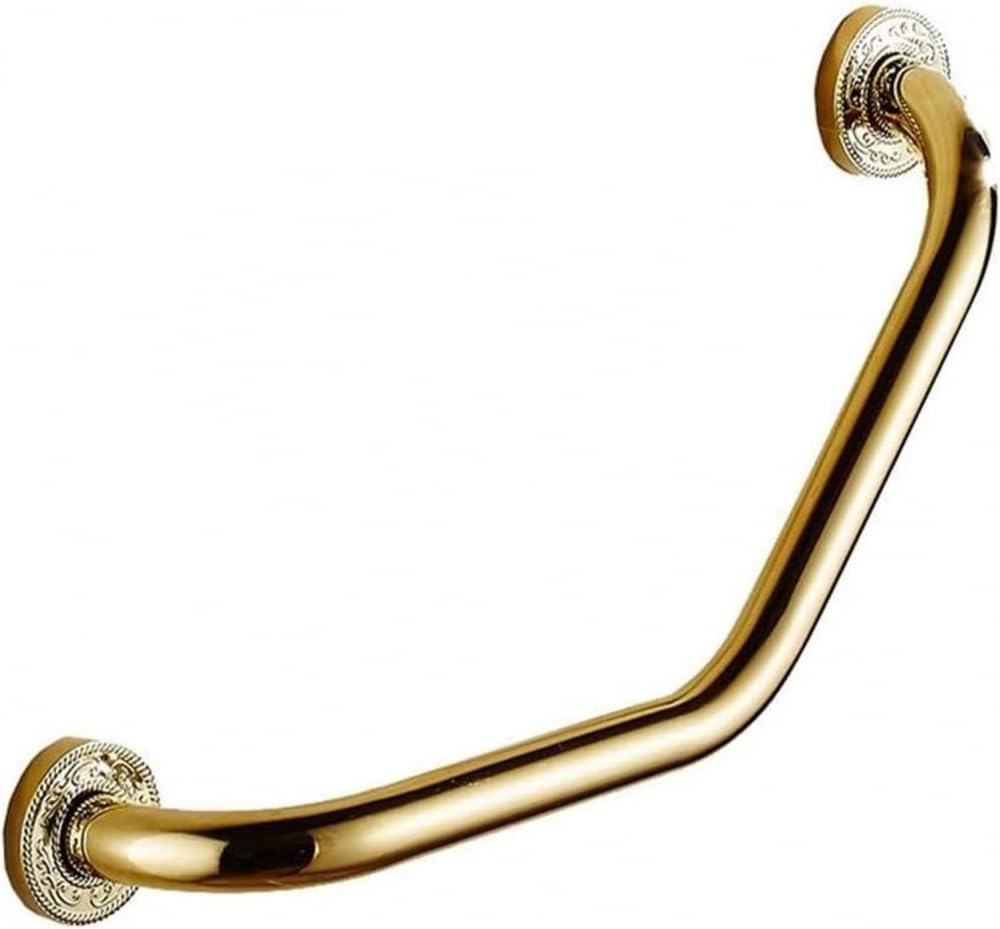 Barres D'Appui Barre D'Appui en Cuivre, Barre D'Appui Antidérapante, Barre Porte-Serviettes, Barre D'Appui Dorée, Toilettes pour Personnes Âgées