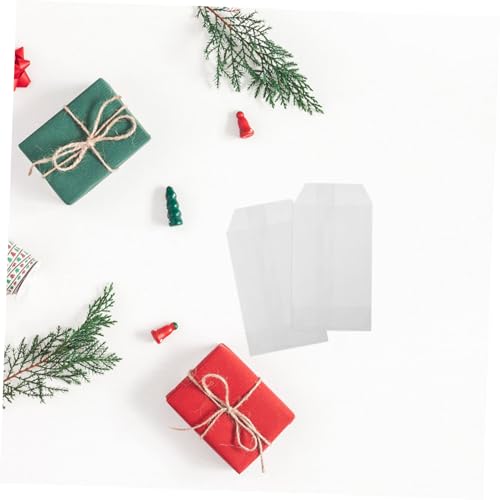 Bolsas de papel cristalina translúcidas y sin autoadhesivo para repostería limpia 7