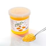 Momo's Tea&reg; Bubble Tea Perlen - zum selber machen [Passionsfrucht - 3kg XXL Beh&auml;lter] - 100% vegan, halal, glutenfrei