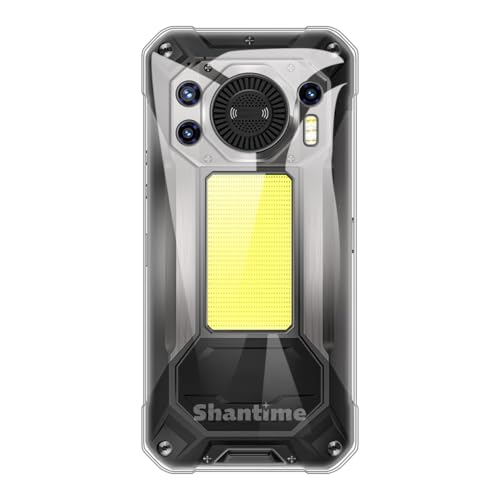 Shantime �_��P�[�X Oukitel WP61 Plus 5G �Ƃ̌݊�������, ���^ �ϏՌ� ���h�~ �\�t�g�V���R�� ���o�[�Q�� �o���p�[�V�F��(�N���A)